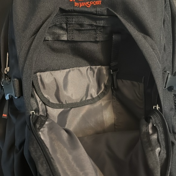 Jansport Black Backpack with Red Accents - Picture 7 of 9